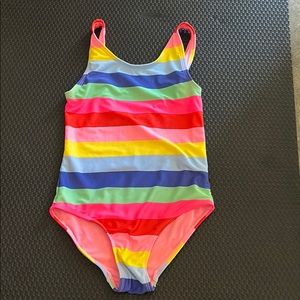 Gap kids rainbow one piece swim suit